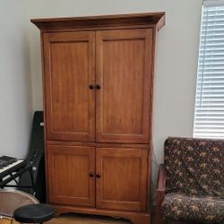 Solid Wood Armoire 