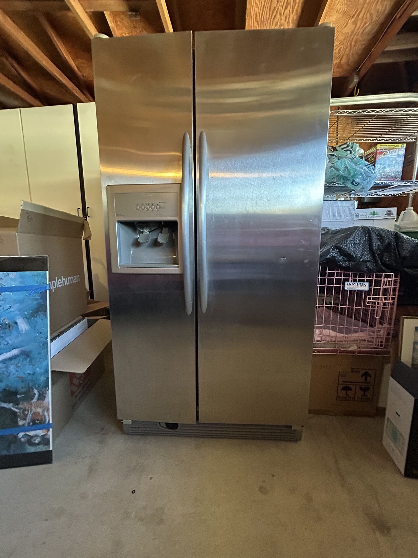 Kitchen Aid Stainless Steel Side By Side Refrigerator