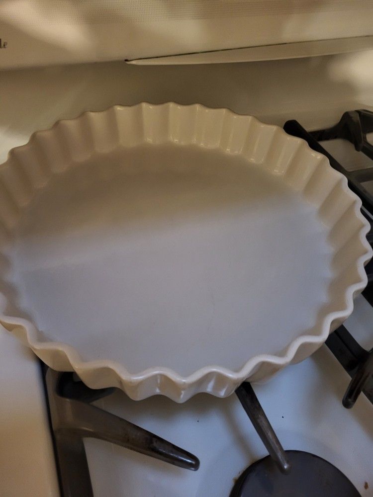 Large Ceramic Pie Plate