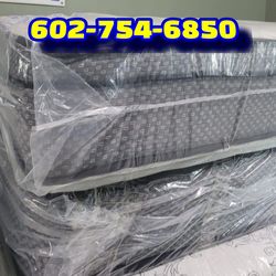 King size Pillow Top set w/ free Box Spring