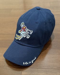 Vineyard Vines Navy Life is Good skiing BaseBall Hat