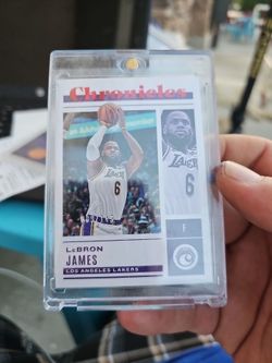 LeBron numbered card