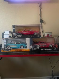 Jada Die-Cast Car Bundle – Fast & Furious + Corvette