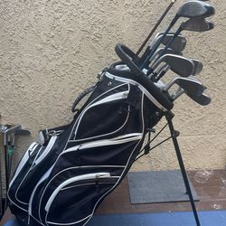 Complete golf club (made in japan )with odyssey putter and golf bag