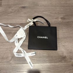 Chanel Shopping Tote With Ribbon 