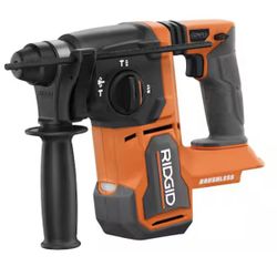 RIDGID 18V Brushless Cordless 1 in. SDS-Plus Rotary Hammer (Tool Only