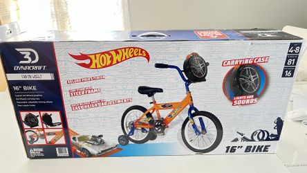 Hot wheels shops 16 bike with carrying case