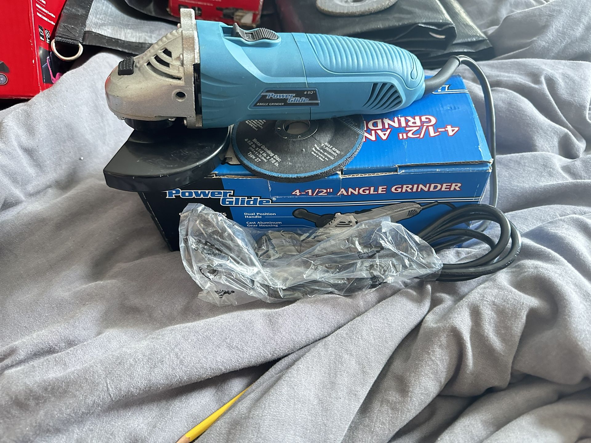 Power Glide 4 1/2” Angle Grinder