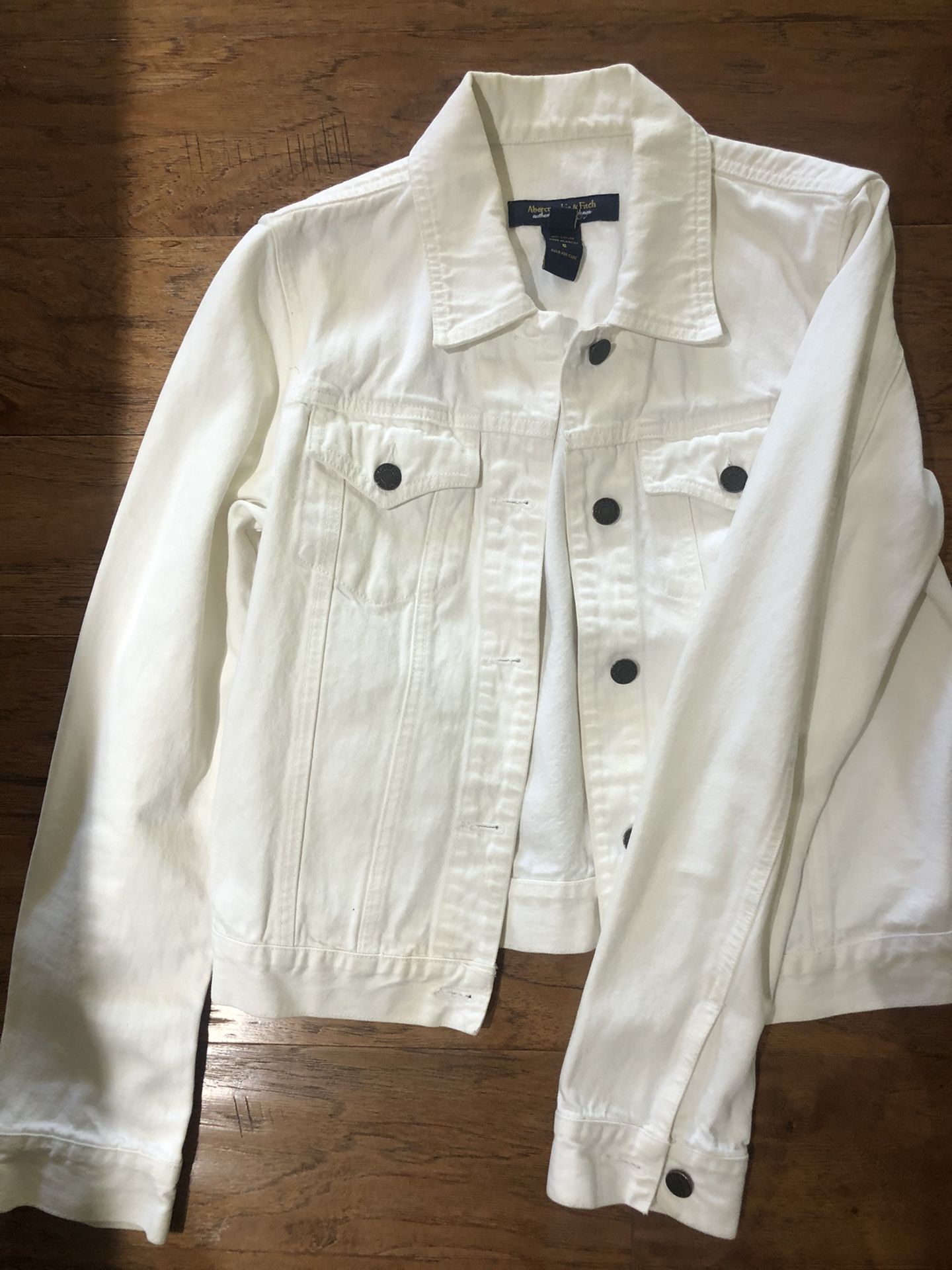 Denim Classic White Jacket