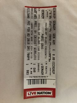 Pardi Gras Tickets (4)