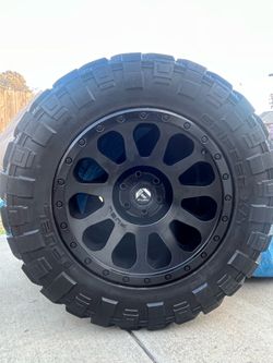 Tires and Rims set of four  35x12.5  20’s
