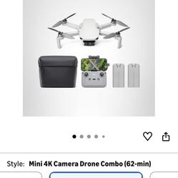 DJI Mini 4K Camera Drone Combo