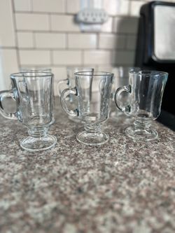 New 6 Pieces Glasses With Handles