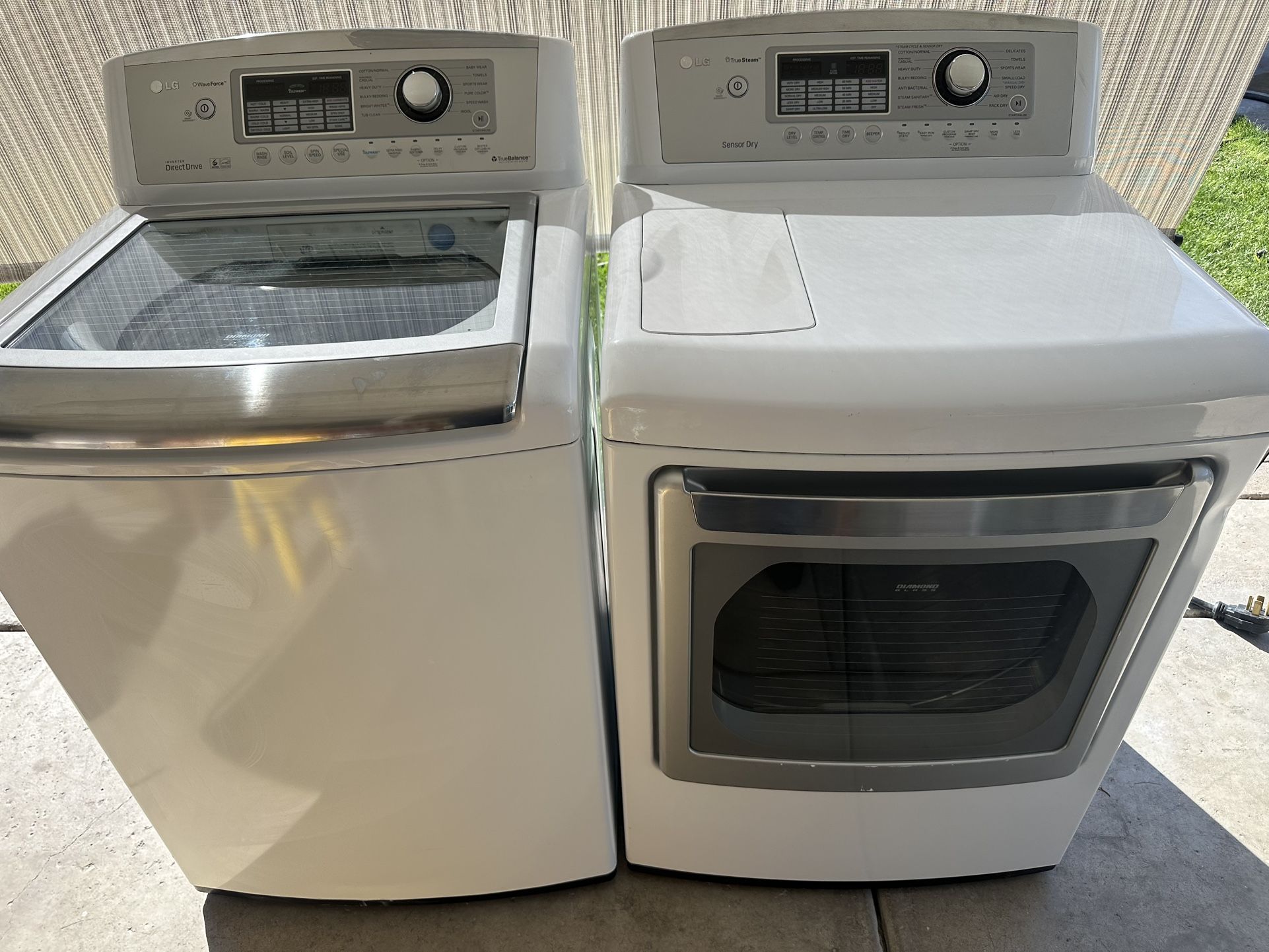 Lg Washer And Electric Dryer