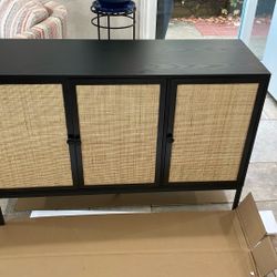 3 Door Console Table - New, Just Assembled