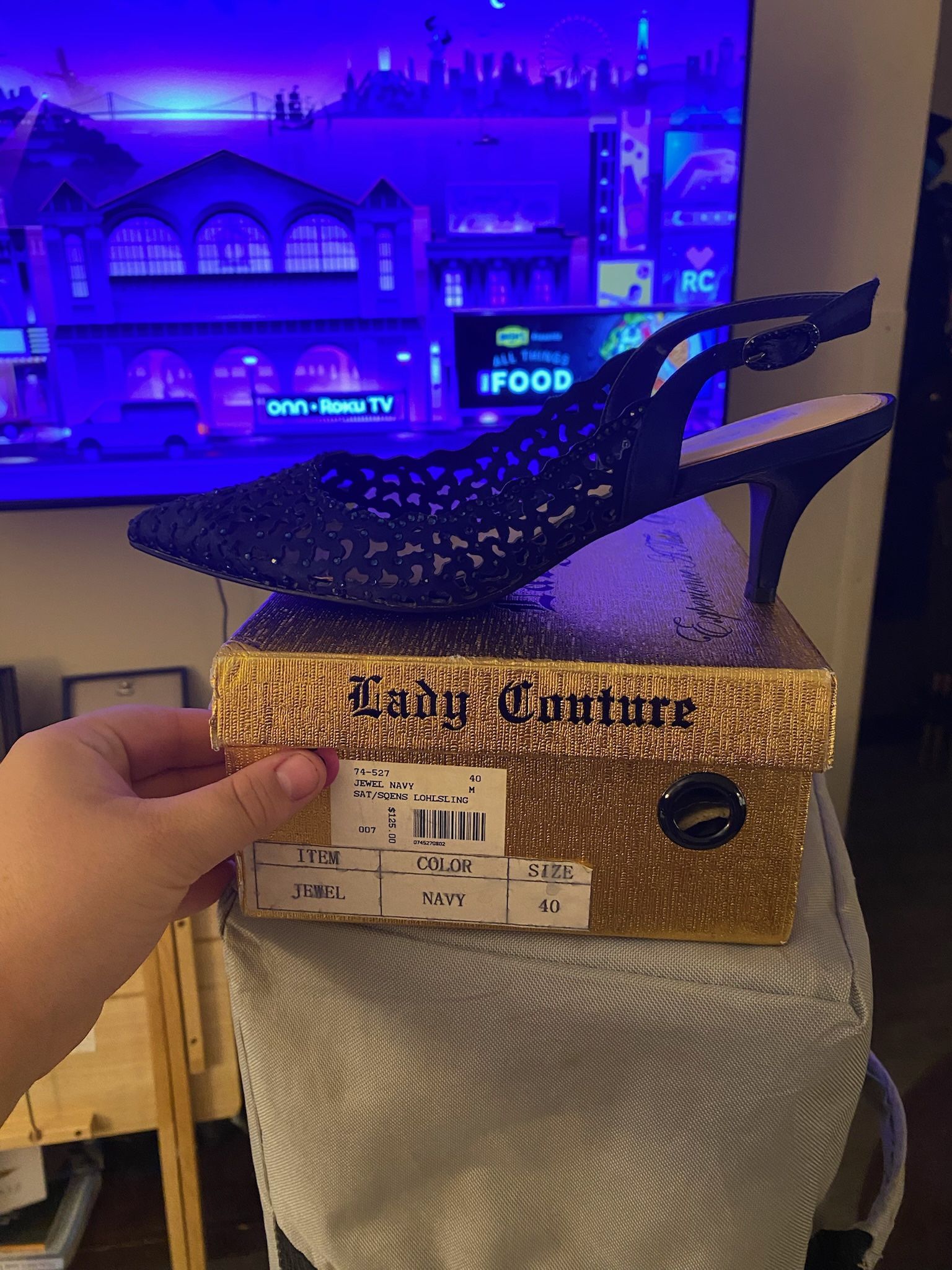 Size 9 Navy Heels