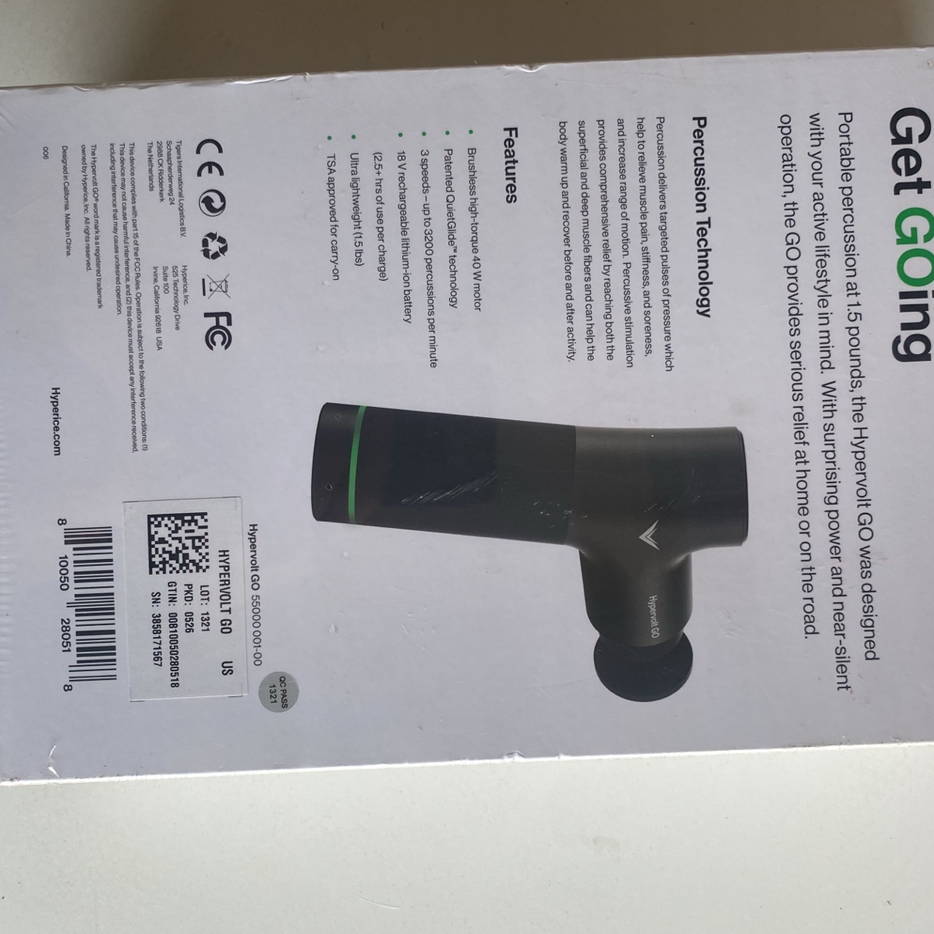 Hypervolt Go (Massage Gun)