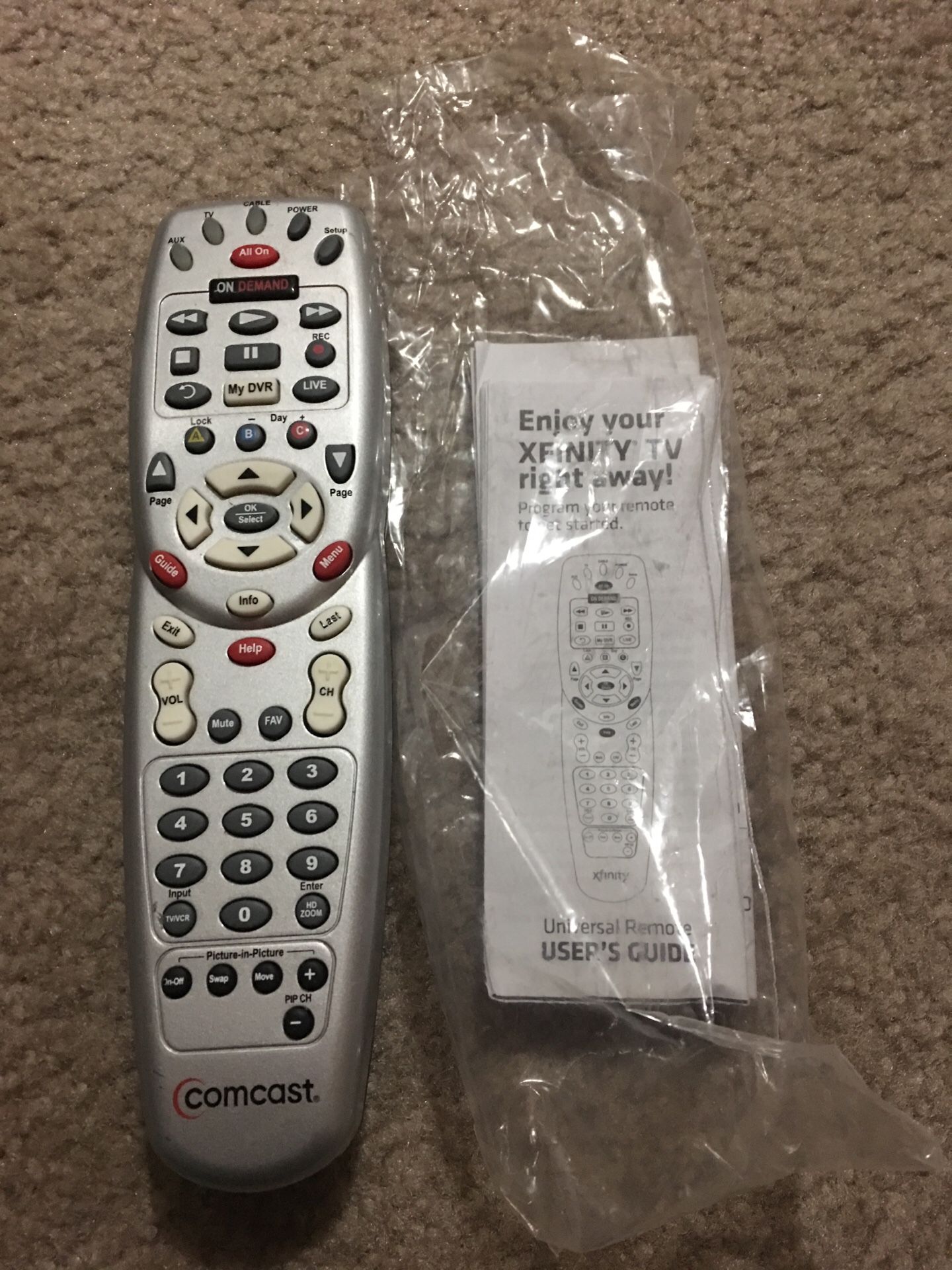 Xfinity Comcast Universal Remote