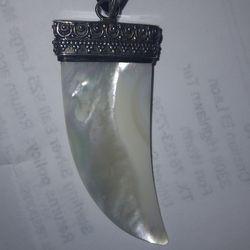 Mother of pearl 925 sterling silver pendant just pendant