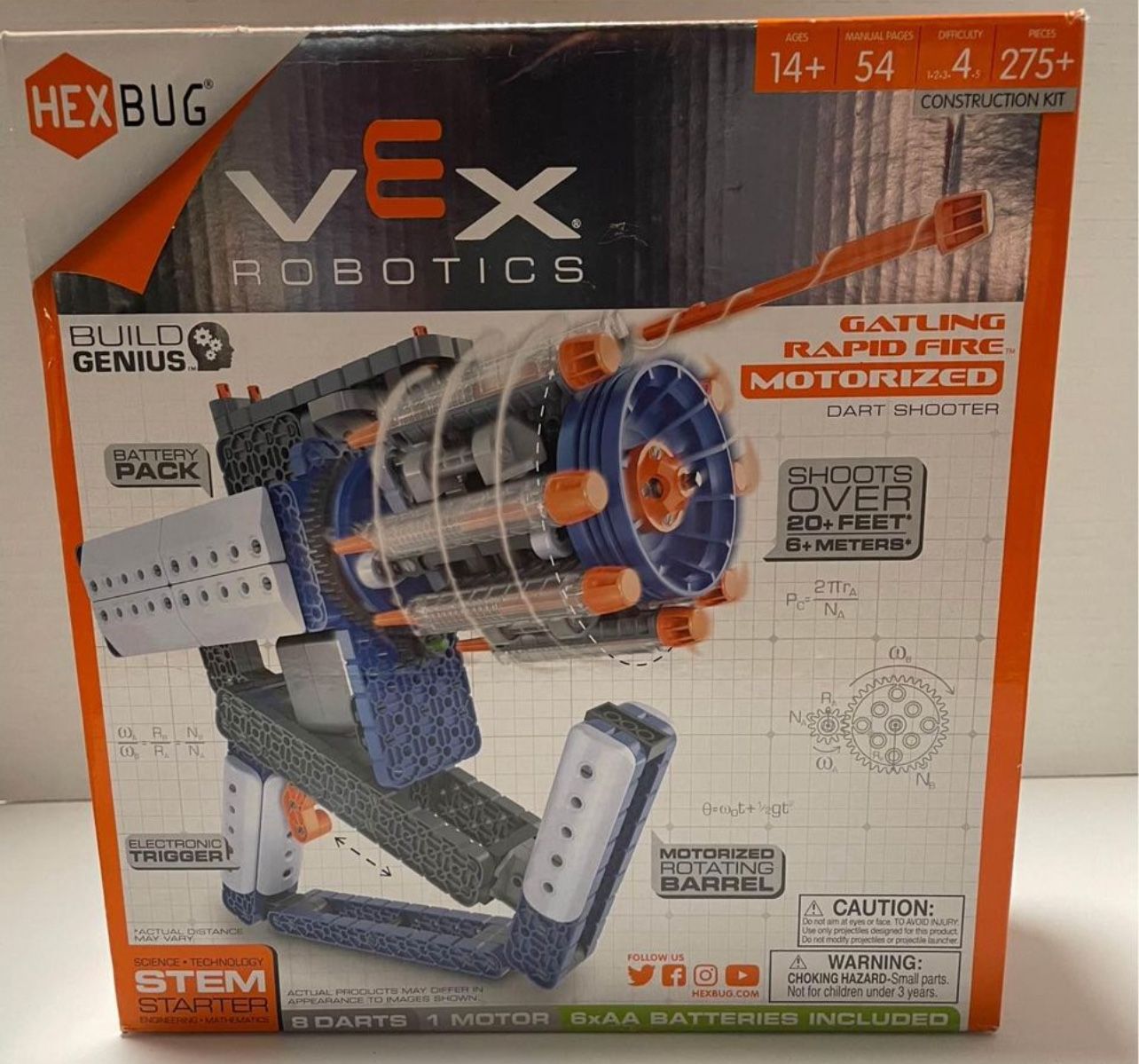 HEXBUGw VEX Robotics Gatling Rapid Fire-New in box