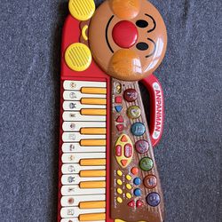 Used Anpanman Music Keyboard - Fully Functional with Cosmetic Wear