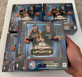 2025/26 Topps Chrome Update Series Basketball NBA Fanatics Exclusive Mega Box NEW/SEALED $250/per