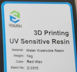 NEW 3D Resin Bottle - Red - Price includes delivery within 2mi of Sunset & Pecos area