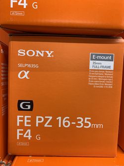 Sony FE PZ 16-35mm f/4 G Lens