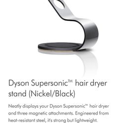 New Dyson Supersonic hair dryer Stand