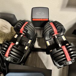 Bowflex Select Tech 552 Dumbbells With Dumbbell Stand