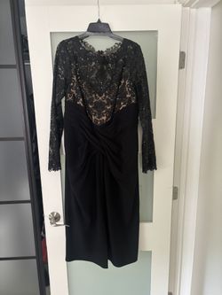 Tadashi Black  Designer Dress  Xl
