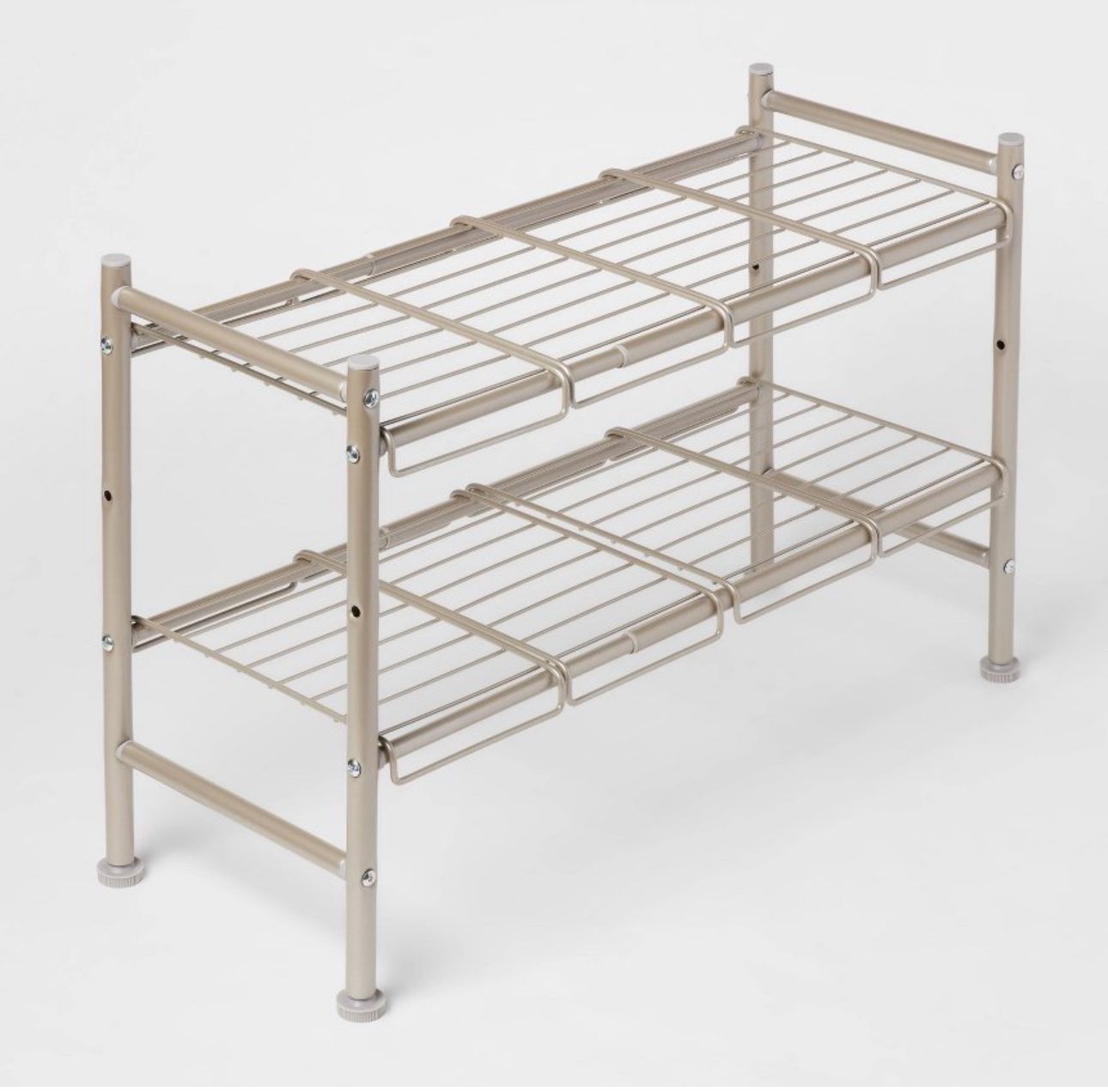 Expandable Under Sink Storage Tiered Shelf