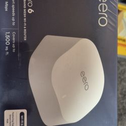 Eeroo 6 WiFi Router New