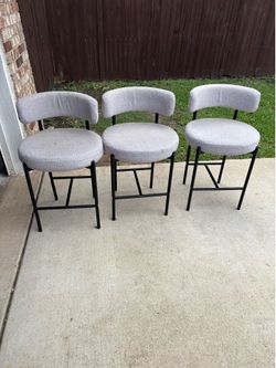 3 Bar Height Barstools