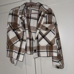 plaid coat