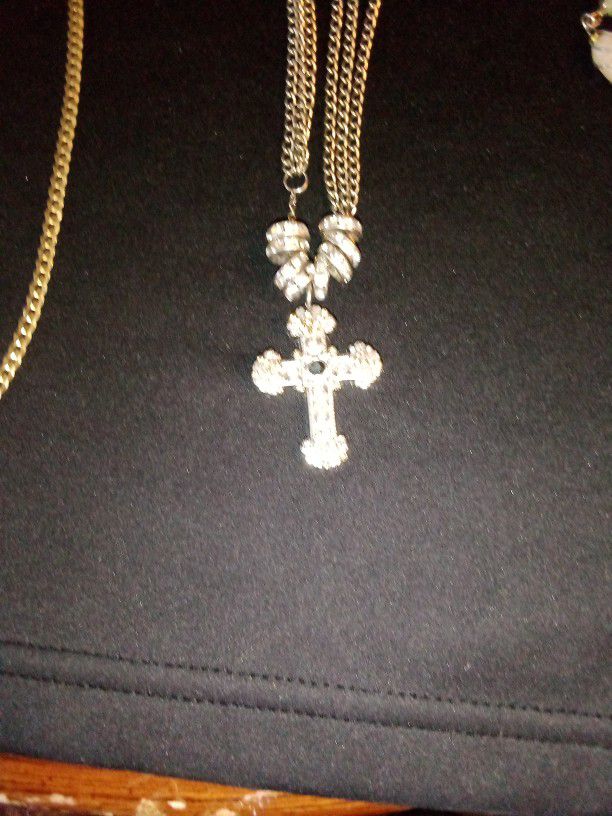 Cross Choker Necklace 