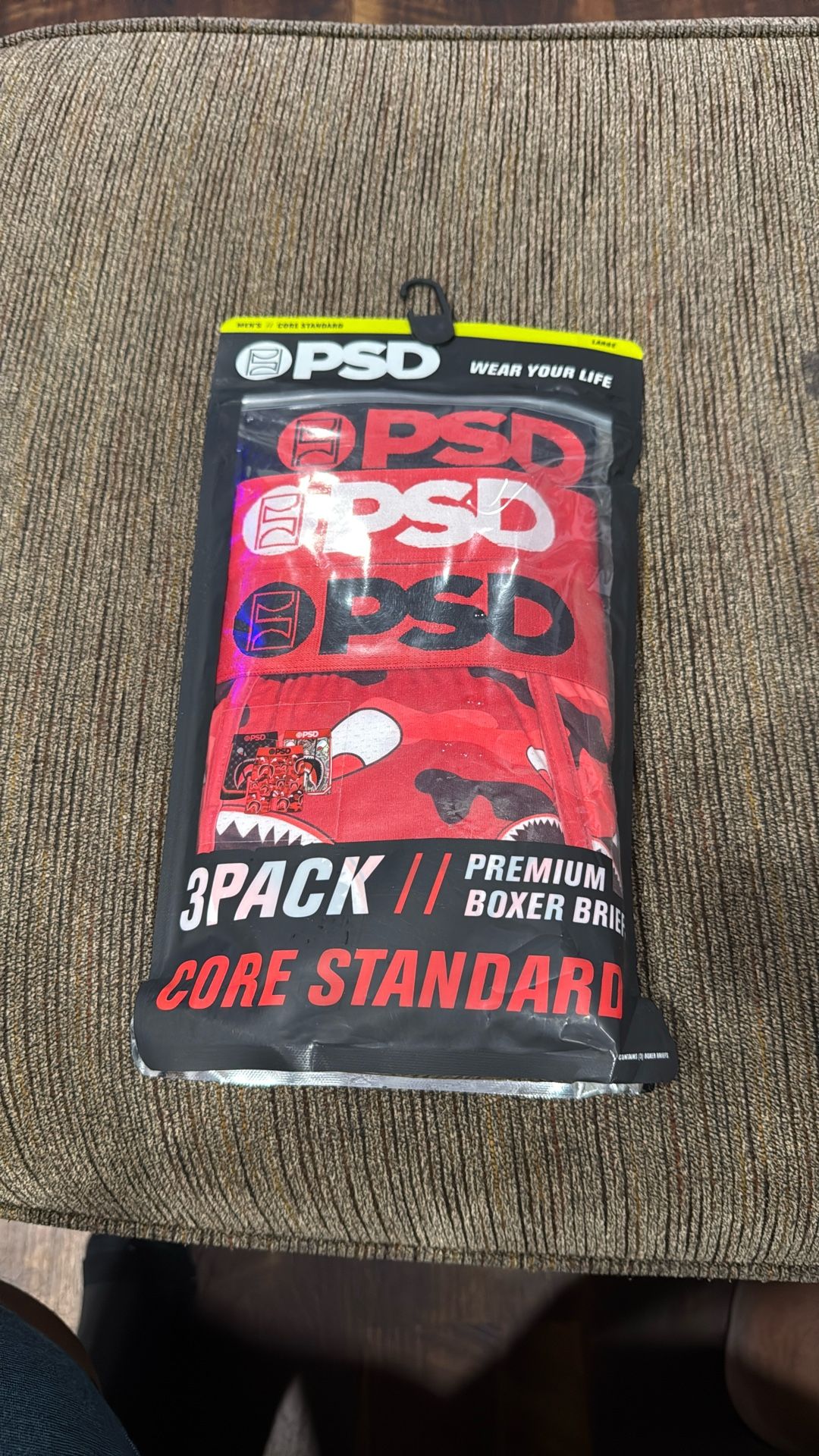 PSD Premium Boxer Briefs Size Large