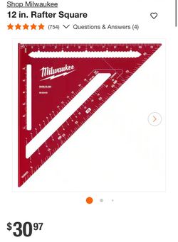 Milwaukee 12 in. Rafter Square