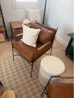 2 Brown Leather faux leather from Target