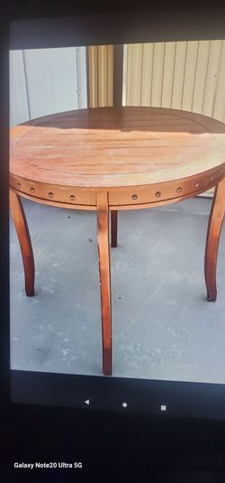 Solid Oak Wood Kitchen Table