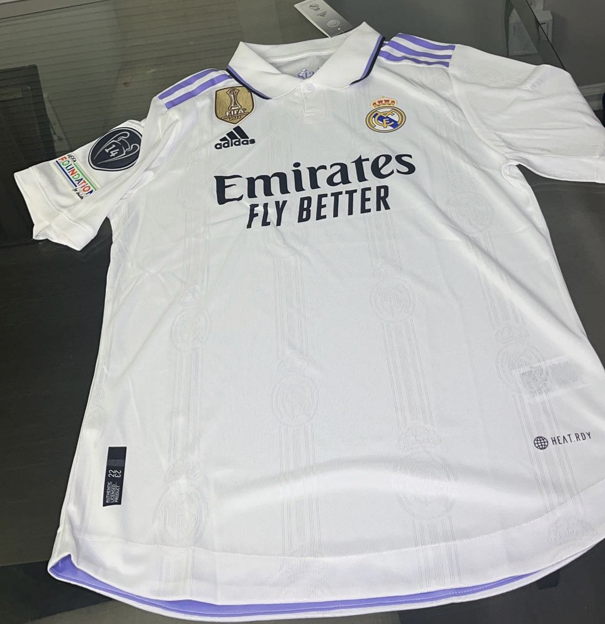 Real Madrid Jersey (Champions League Winner) 22/23 Season - White