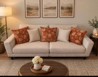 Living room sofa French cream Elle decor Olivia