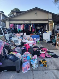 moving sale this week fill a bag of clothes $5