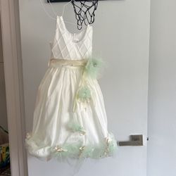 Hand Decorated Flower Girl/fancy Dress 
