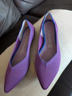 Rothys pointed VIOLET shoes SIZE 9 BRAND NEW