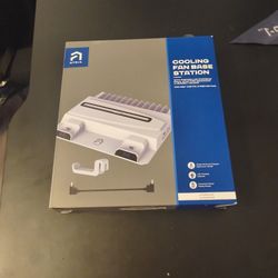 PS5 Cooling Fan Base Station With Controller Charging Docking Disc Organizer In Headset Hanger