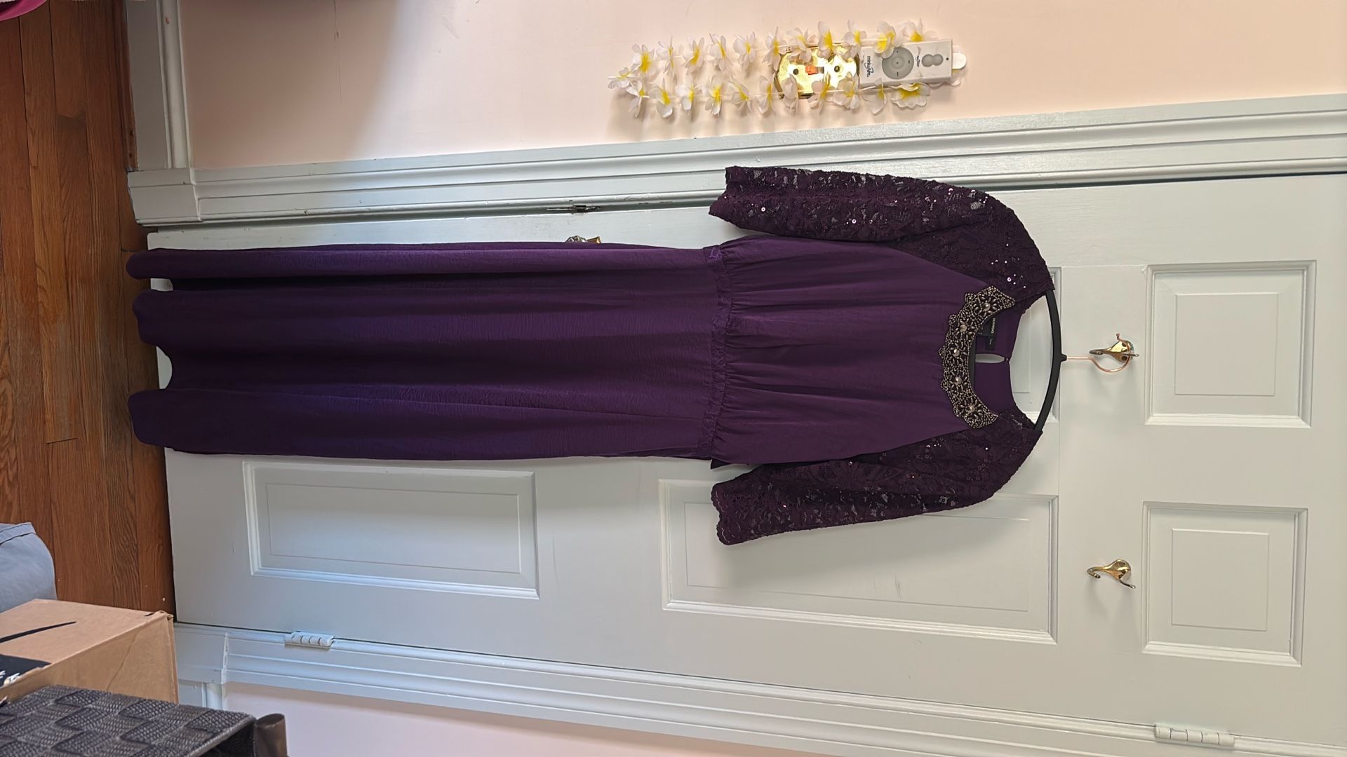 Purple Evening Dress