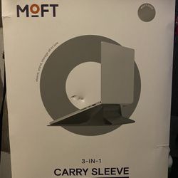 Moft 3 in 1 Laptop Carry Sleeve 15” Misty Cove Color