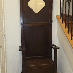 Antique Hall Tree 