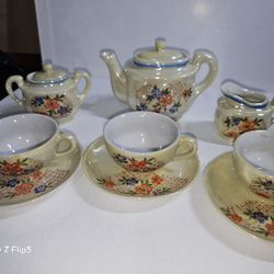 Vintage Japan Made Child China Tea Set